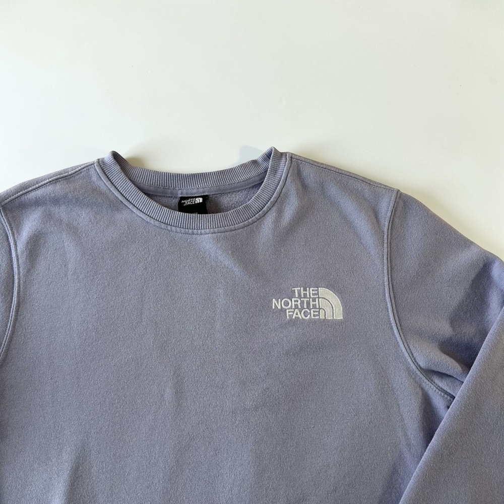 The North Face Lavender Purple Crewneck Pullover Relaxed Fit Sweatshirt Size M - Picture 4 of 9